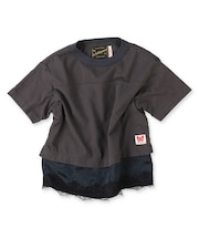 Layered-like Lace Numbering Tee