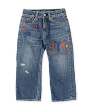 Denim Butterfly Pants