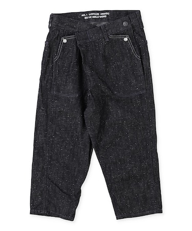 Work Denim Unique-shape Pants
