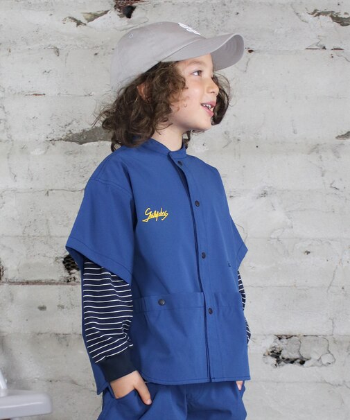 TEXBRID Stretch Band-collar Shirt