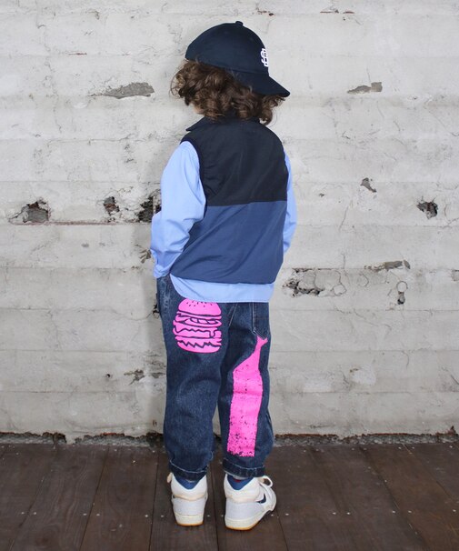Denim HAMBURGER Paint Cocoon Pants