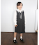 LANATEC Twill and Pleated Front Dress