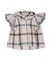 Cotton Linen Ruffled Blouse