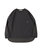 Smooth Cotton Jersey and Striped Long Sleeve Tee