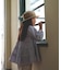 Cotton Jersey and Cloth Tiered Long Sleeve Tee
