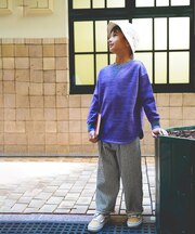 Spec-dyed Pile Long Sleeve Sweatshirt