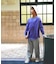 Spec-dyed Pile Long Sleeve Sweatshirt