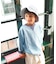 Spec-dyed Pile Long Sleeve Sweatshirt