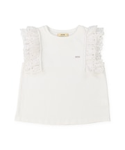 Smooth Cotton Jersey Lace Tee