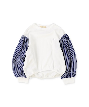 Ballooned Sleeve Long Sleeve Pullover