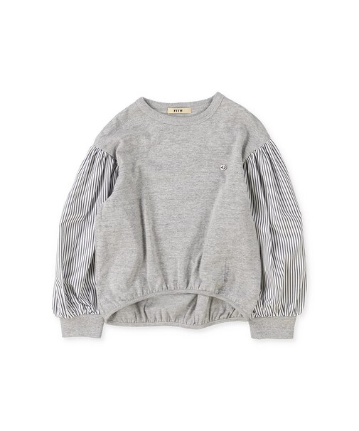Ballooned Sleeve Long Sleeve Pullover
