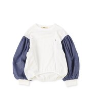 Ballooned Sleeve Long Sleeve Pullover