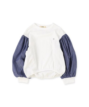Ballooned Sleeve Long Sleeve Pullover