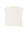 Scalloped Jacquard French-sleeve Tee