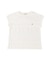 Scalloped Jacquard French-sleeve Tee
