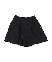 Embroidered Patchwork Shorts