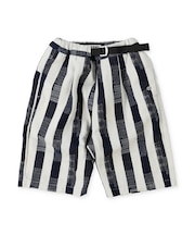 Striped Patchwork Shorts