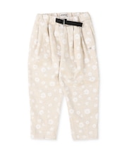 Floral Cotton Linen Long Pants