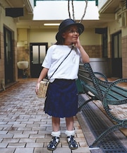 CoolMax Seersucker Pleated Skirt