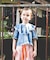 Work Denim Ruffled Blouse