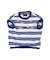 Striped Button Sleeveless Tee