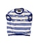 Striped Button Sleeveless Tee