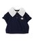 Pique Ruffled Polo Shirt