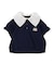 Pique Ruffled Polo Shirt