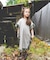 Cotton Jersey Ruffled Dress