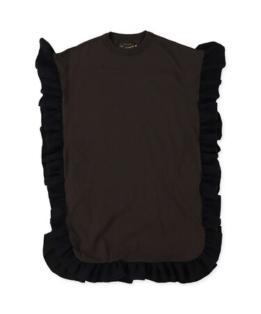 Cotton Jersey Ruffled Dress