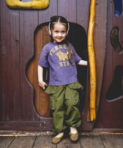 Ruffled Flap Pocket Weather Cloth Pants