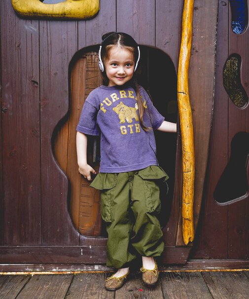 Ruffled Flap Pocket Weather Cloth Pants