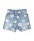 Denim Sparkle Dot Shorts