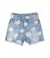 Denim Sparkle Dot Shorts