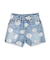 Denim Sparkle Dot Shorts