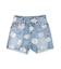 Denim Sparkle Dot Shorts
