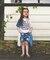 Sheer Chambray Baseball Dress