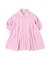 Typewriter Cloth Switched Design Shirt Dress