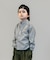 Mini Plaid BUDDY Band Collar Shirt
