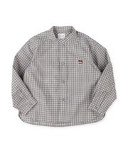 Mini Plaid BUDDY Band Collar Shirt