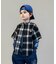 Ombrecheck Band Collar Shirt