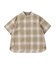 Ombrecheck Band Collar Shirt