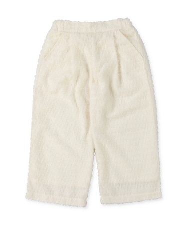 Sheer Shaggy Jacquard Long Pants