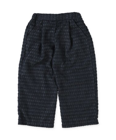 Sheer Shaggy Jacquard Long Pants