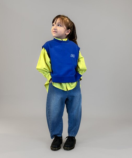 8oz Denim Barrel Leg Long Pants