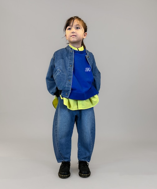 8oz Denim Barrel Leg Long Pants
