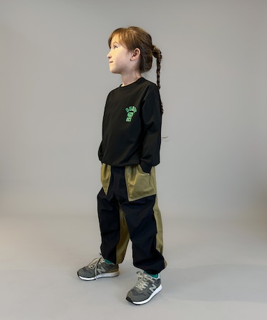 Compact Weather Cloth 2tone Long Pants