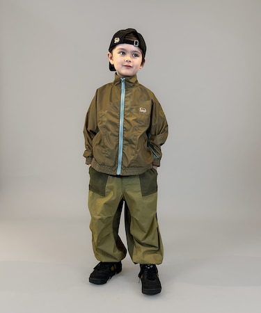 Compact Weather Cloth 2tone Long Pants