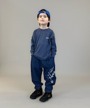 8oz Denim Graffiti Ballooned Long Pants