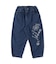 8oz Denim Graffiti Ballooned Long Pants